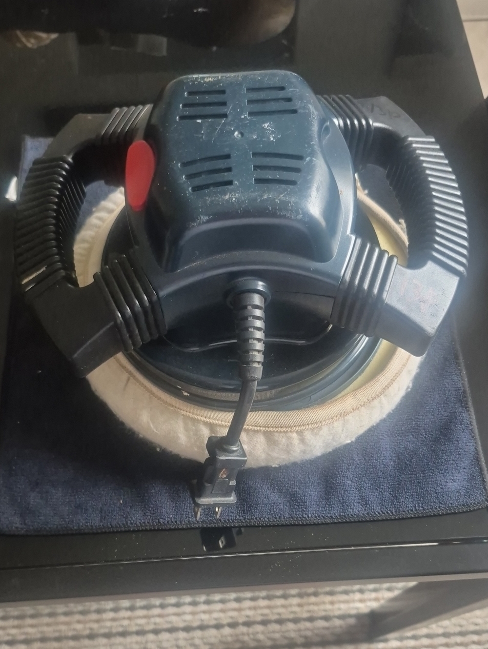 Electric Handheld Orbital Polisher - Black/Gray